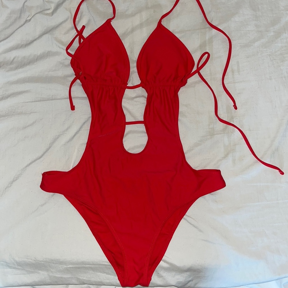 Backless one piece